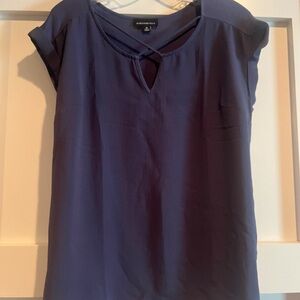 Casual Women's Blouse in Navy Blue